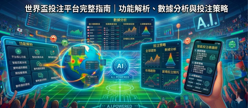 世界盃投注平台完整指南｜功能解析、數據分析與投注策略