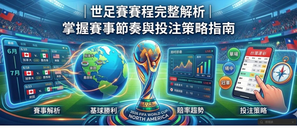 世足賽賽程完整解析｜掌握賽事節奏與投注策略指南