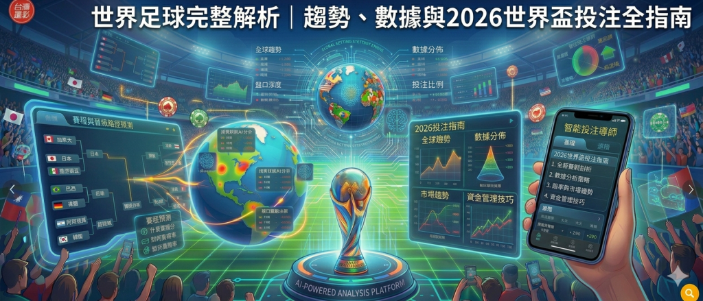 世界足球完整解析｜趨勢、數據與2026世界盃投注全指南